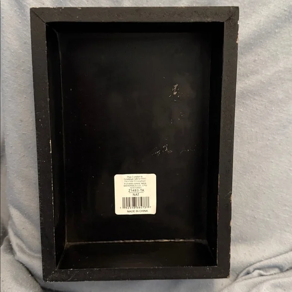 Rustic Burlap Bow Wall Sign - "Love Grows Best in a Home Like This" - Picture 2 of 3